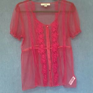 Forever 21 Sheer Blouse